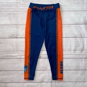 Chicago Bears football youth boys S pull on athletic leggings